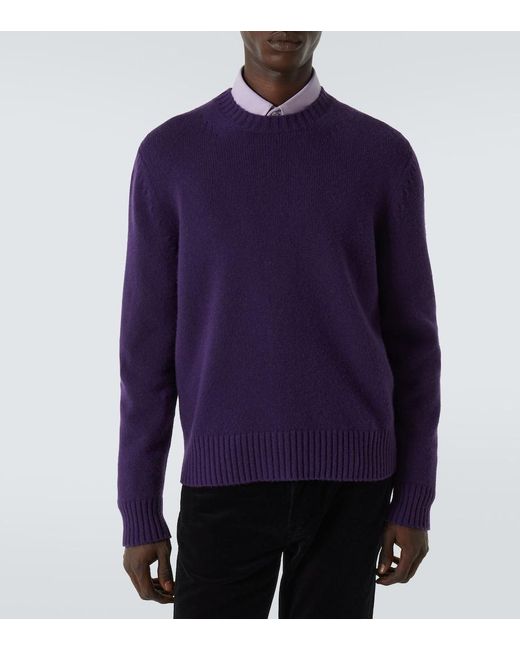Tom Ford Blue Cashmere Sweater for men