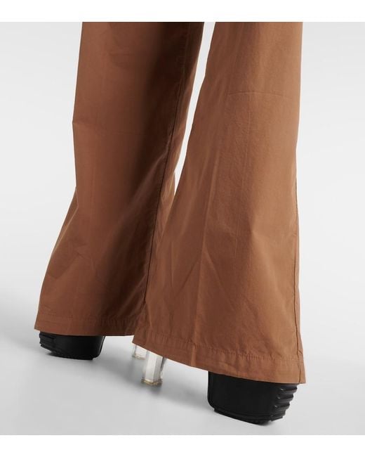 Rick Owens Brown Drkshdw Geth Bela Cotton Track Pants