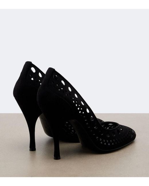 Alaïa Black Vienne Suede Pumps