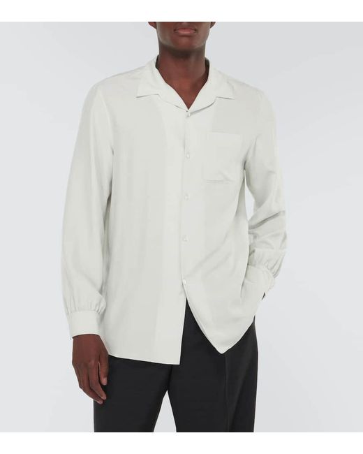 The Row Hemd Kiton aus Seide in White für Herren