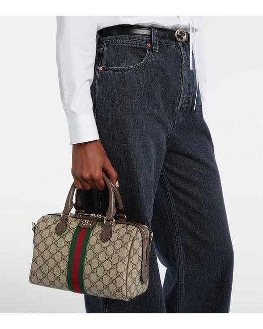 Gucci Metallic Ophidia Medium Gg Top-Handle Bag