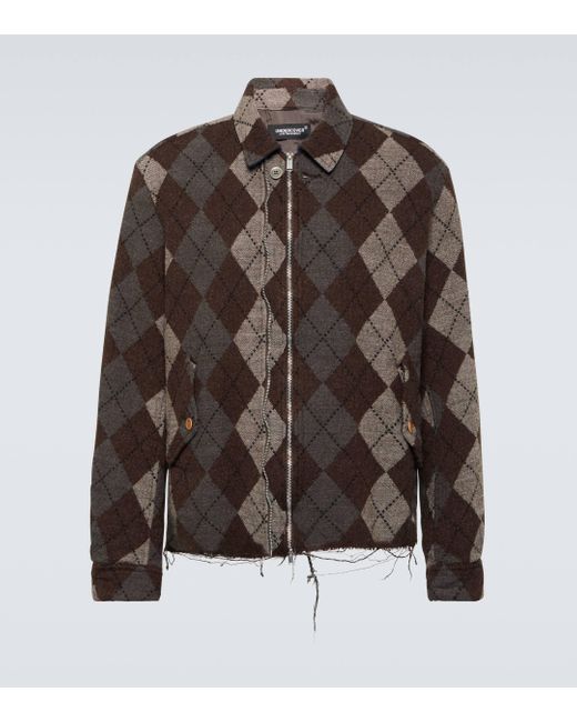 Manteau en laine melangee Undercover pour homme en coloris Brown