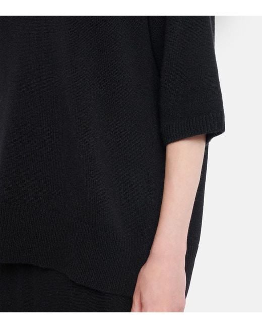 Jersey Mila De Cachemir Oversized Lisa Yang de color Black