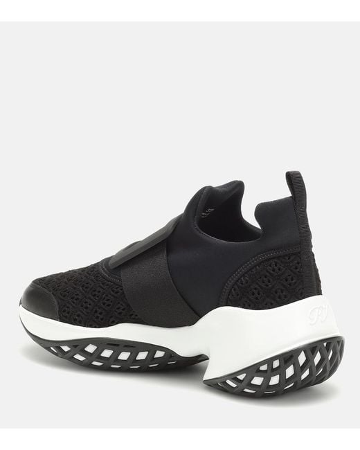Roger Vivier Black Viv' Run Sneakers