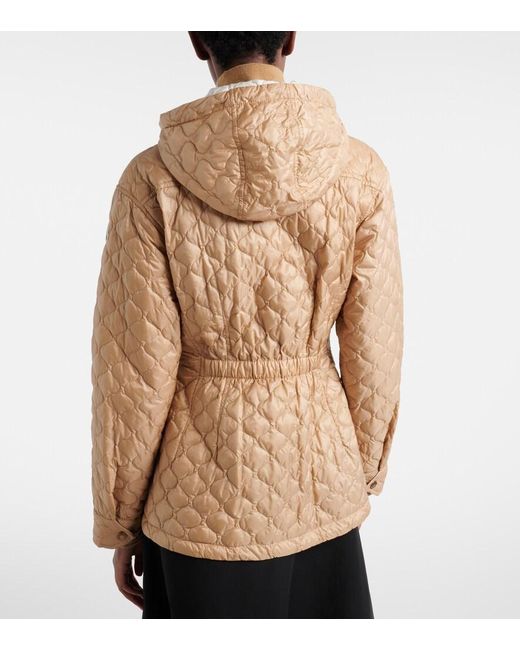 Moncler Brown Arum Quilted Down Jacket