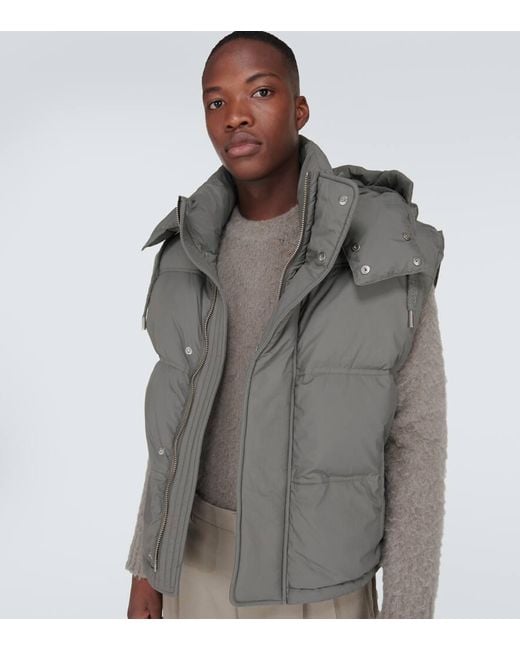 Veste Doudoune Sans Manches AMI pour homme en coloris Gray