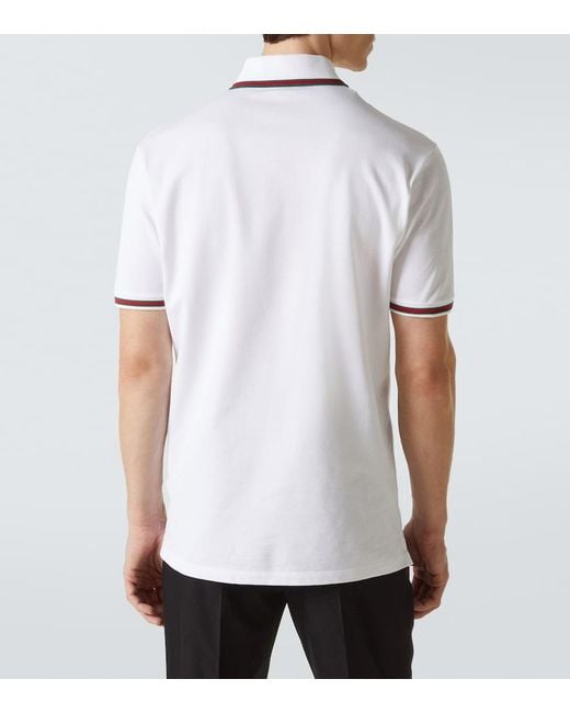 Gucci White Polo Shirt for men
