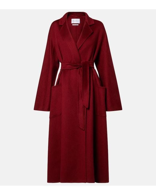 Abrigo Ludmilla De Cachemir Max Mara de color Red