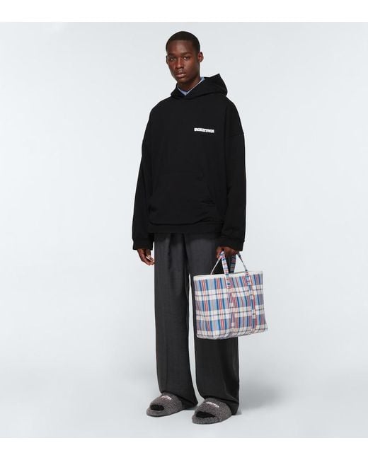 Balenciaga Gray Political Campaign Slides for men