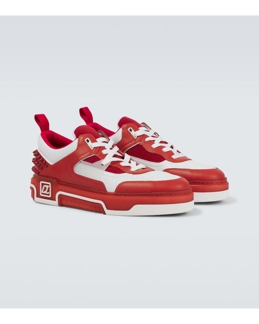 Christian Louboutin Sneakers Astroloubi Aus Leder in Red für Herren