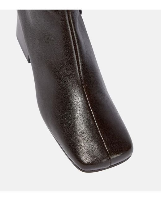 Botas Mosqueteras De Piel Lemaire de color Black