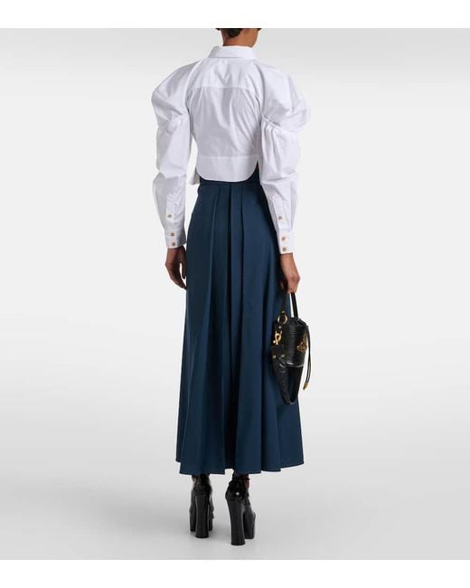 Vivienne Westwood White Hemd Mit Orb-Stickerei