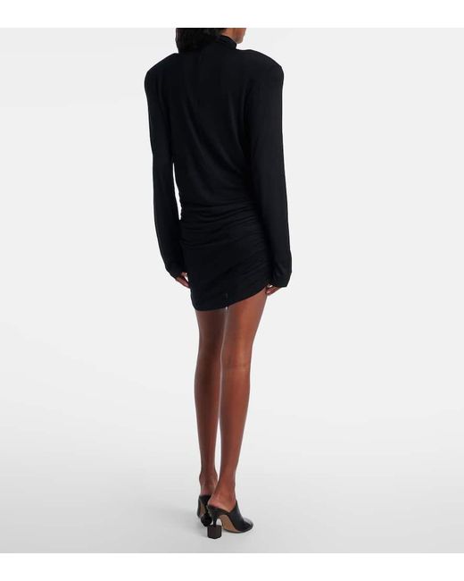 Jacquemus Black Turtleneck Minidress