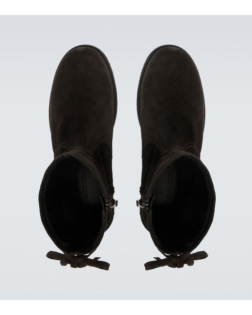 Kiko Kostadinov Black Farkas Suede Ankle Boots for men