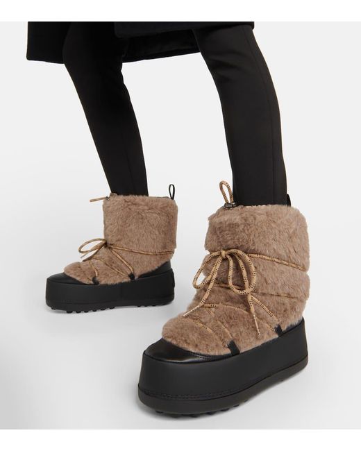 Max Mara Natural Schneestiefel
