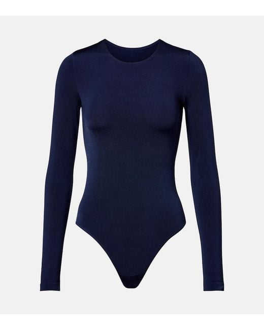 Wolford Blue Berlin Bodysuit