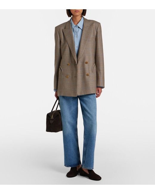 Gianvito Rossi Brown Suede Loafers