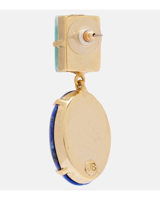 Jennifer Behr Blue Xiomara 18Kt-Plated Drop Earrings