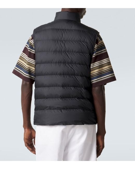 Moncler Black Lechtal Down Vest for men
