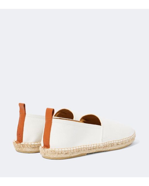 Frescobol Carioca White Canvas Espadrilles for men