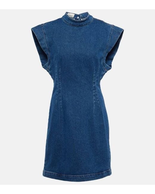 Miniabito Nina di Isabel Marant in Blue