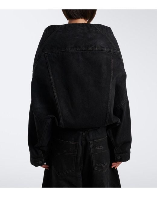 Balenciaga Black Denim Jacket