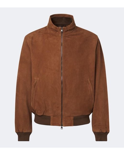 Polo Ralph Lauren Brown Suede Blouson Jacket for men