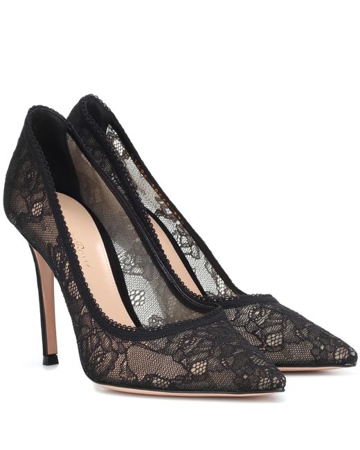 Black lace pumps womens shoes deals