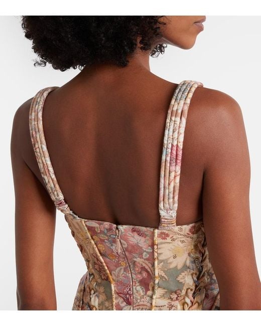 Zimmermann Natural Robe Rebellion Aus Leinen