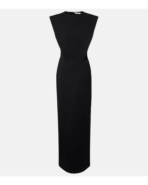 Vestido De Fiesta En Mezcla De Lana Givenchy de color Black