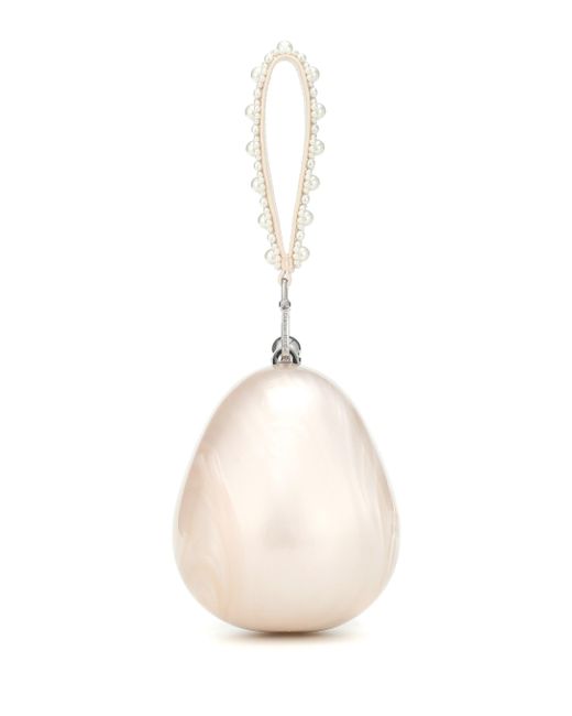 Simone Rocha Multicolor Pearl Egg Bracelet Bag