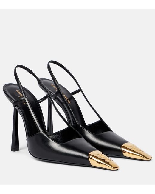 Saint Laurent Heels in Black | Lyst