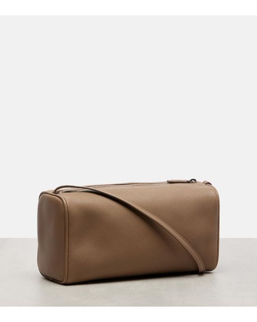 The Row Brown '90S Leather Shoulder Bag