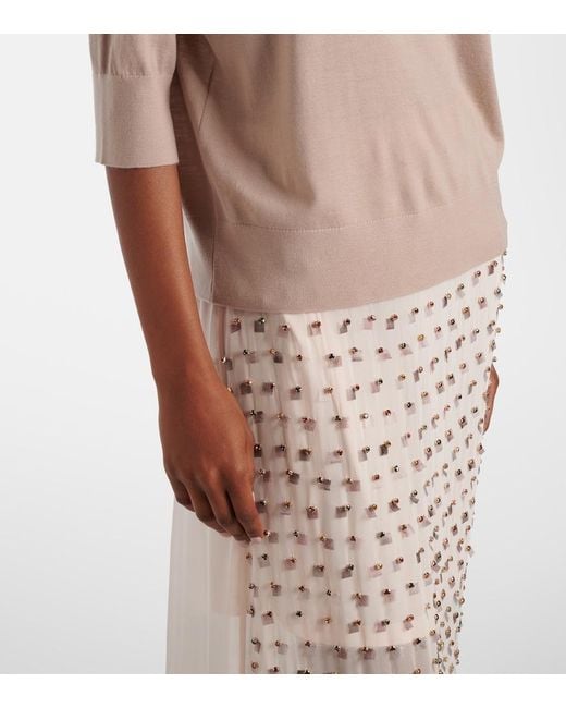 Dries Van Noten Natural Wool Sweater