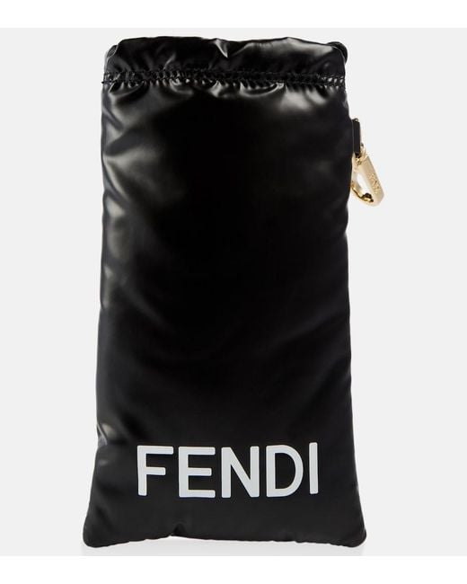 Fendi Blue Ff Diamonds Oval Sunglasses
