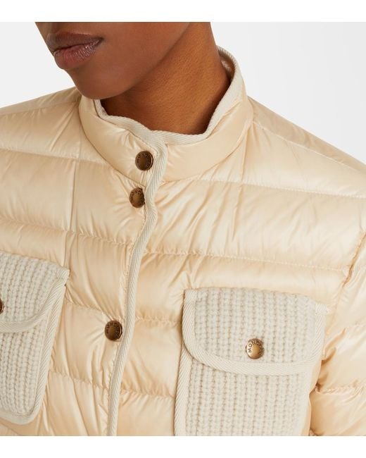 Moncler Natural Furet Down Jacket