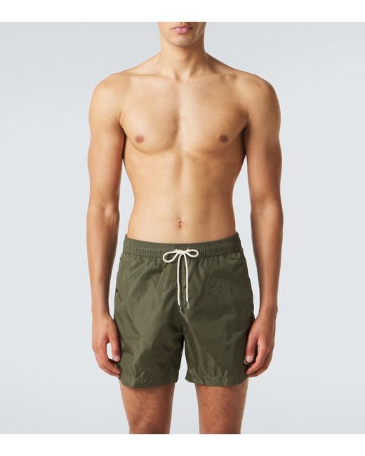 Moncler Green Archivio Swim Trunks for men