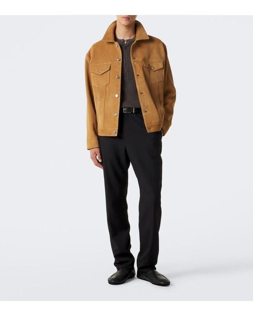 Arma Brown Karis Suede Jacket for men