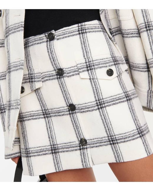 Minifalda Ocroma de lana Sportmax de color White