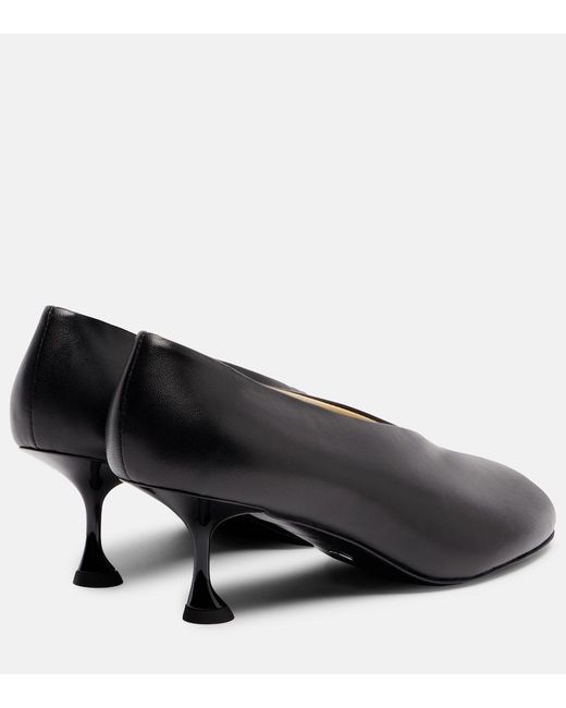 Proenza Schouler Black Tee Leather Pumps