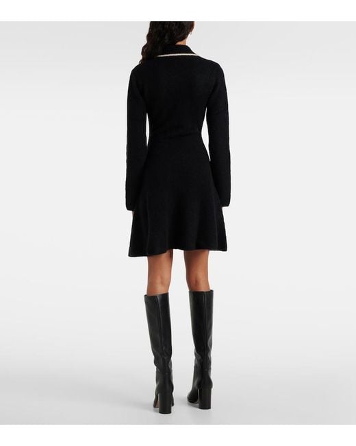 Staud Black Dujour Minidress