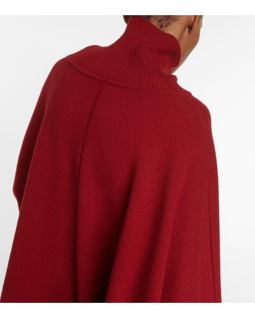 The Row Red Oversize-Pullover Vinicius aus Kaschmir