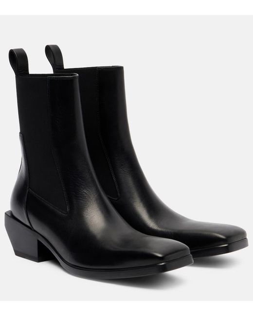 Botines Sliver Rick Owens de color Black