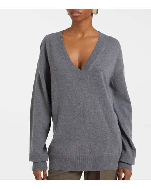 Saint Laurent Gray Wool Sweater