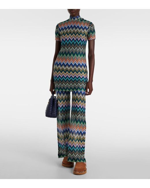 Missoni Brown Suede Round-Toe Clogs