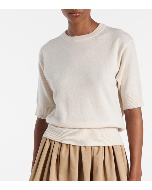 Jardin Des Orangers White Cashmere Sweater