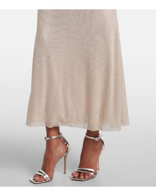 Robe Midi A Ornements Self-Portrait en coloris White