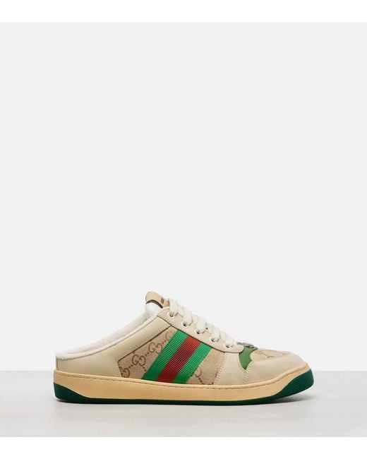 Gucci Natural Screener Mule, Uk
