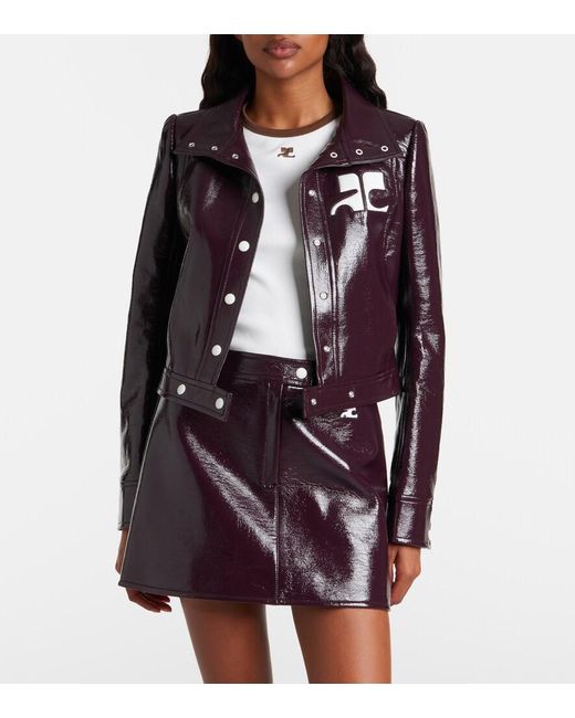 Courreges Blue Reedition Logo Jacket