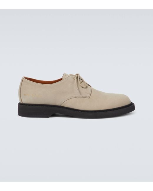Common Projects White Suede Derby Shoes for men